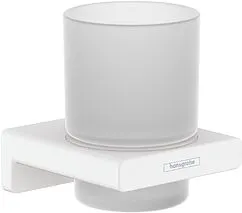 Стакан Hansgrohe AddStoris белый матовый 41749700 Стакан Hansgrohe AddStoris белый матовый 41749700