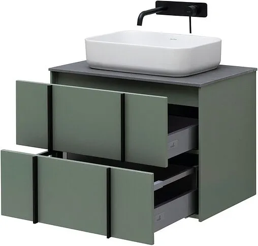 Тумба под умывальник подвесная Allen Brau Reality 70 олива 1.32004.CGM