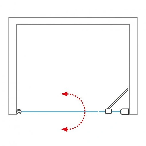 Неподвижный сегмент 740мм прозрачное стекло Roltechnik Tower Line TBD/740 744-0680000-00-02