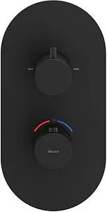 Термостат для 2 потребителей Ravak Espirit чёрный матовый X070286 Термостат для 2 потребителей Ravak Espirit чёрный матовый X070286, 5