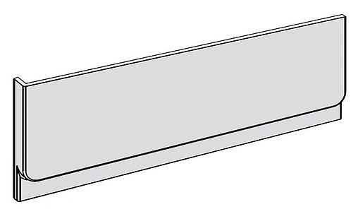 Панель для ванны фронтальная Ravak CHROME 150 белый CZ72100A00