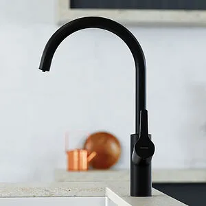 Смеситель для кухни с подключением к фильтру Damixa Eclipse чёрный матовый 310721300 Смеситель для кухни с подключением к фильтру Damixa Eclipse чёрный матовый 310721300, 4