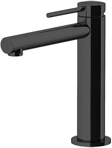 Смеситель для раковины Gattoni Circle One чёрный матовый 9044/90NO Смеситель для раковины Gattoni Circle One чёрный матовый 9044/90NO, 1