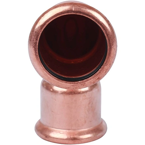 Уголок пресс двухраструбный 28мм угол 90° Sanha 6002A 16002A28