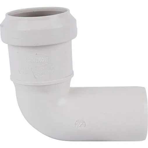 Отвод внутренний бесшумный D=40мм Угол 87° Sinikon 504023.K
