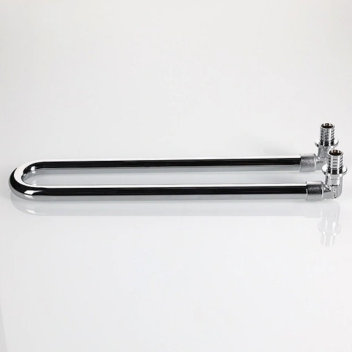 Уголок аксиальный радиаторный с хромированной трубкой (комплект) 16мм x 15мм L-300мм Valtec VTm.481.DC.001615