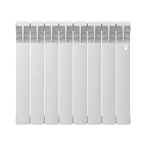 Радиатор алюминиевый 8 секций Royal Thermo Revolution A 500 Bianco Traffico RTRA350008 Радиатор алюминиевый 8 секций Royal Thermo Revolution A 500 Bianco Traffico RTRA350008, 2