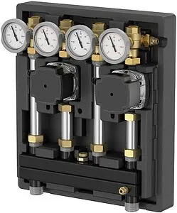 Насосный модуль с прямым контуром 1&quot;н х ¾&quot;в Meibes Kombimix 2 UK M26103.4RU с насосом Wilo Para SC 15-7.0, 1