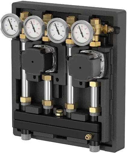 Насосный модуль с прямым контуром 1&quot;н х ¾&quot;в Meibes Kombimix 2 UK M26103.4RU с насосом Wilo Para SC 15-7.0