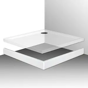 Поддон для душа акриловый низкий 800x800мм Roltechnik Flat Kvadro 8000118 Поддон для душа акриловый низкий 800x800мм Roltechnik Flat Kvadro 8000118, 3
