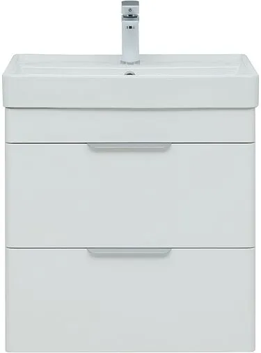 Тумба под умывальник Aquanet Ирис new 60 белый глянец 00310144