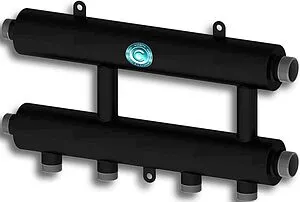 Коллектор распределительный каскадный 3 контура 1&quot;н x 1¼&quot;н Север-R-KUG 1945024, 1