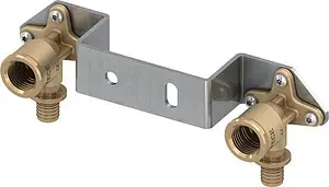 Монтажная планка с водорозетками аксиальная 16мм x ½&quot;в TECEflex 720550, 1