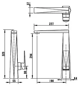 Смеситель для кухни Bravat Iceberg хром F776110C Смеситель для кухни Bravat Iceberg хром F776110C, 2
