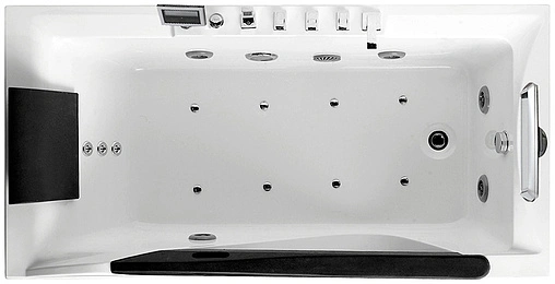 Ванна акриловая с гидромассажем Gemy 181x92 R G9055 O R