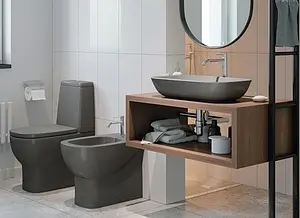 Биде напольное Sanita Luxe Infinity Color Grey Stone серый матовый BD.FS/Infinity/C/GRY.M/S1 Биде напольное Sanita Luxe Infinity Color Grey Stone серый матовый BD.FS/Infinity/C/GRY.M/S1, 4