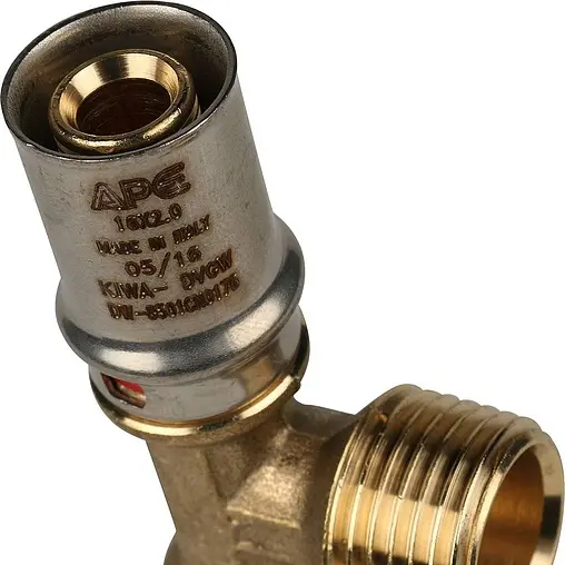 Тройник пресс переходной 16мм x ½"н x 16мм APE AP133 16x12x16