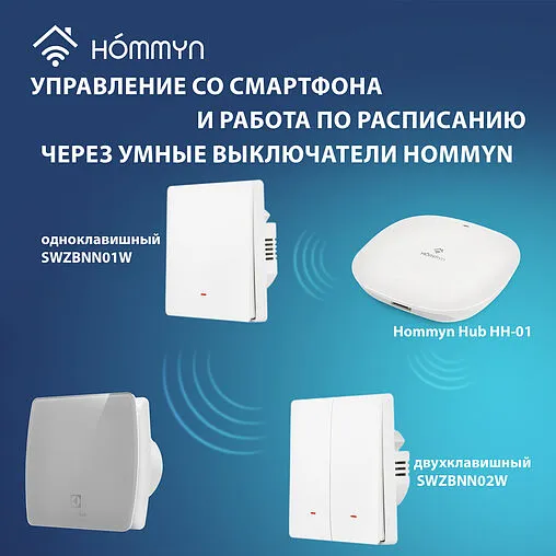 Вентилятор вытяжной Electrolux GLASS EAFG-100 grey серый