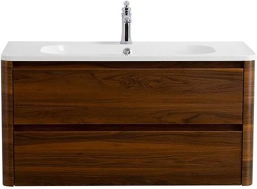 Тумба-умывальник подвесная Cezares Relax 100 дуб карамельный RELAX-1000-2C-SO-RC-P+CZR-1000/480-LV-MR-NV