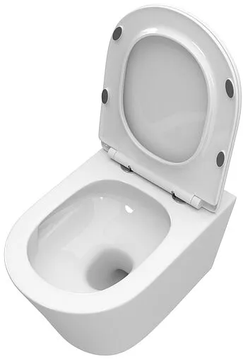 Унитаз подвесной безободковый BelBagno Tre Tornado белый BB5180CH-TOR/SC