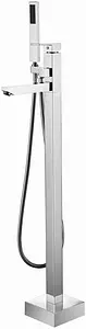 Смеситель для ванны напольный Swedbe Spira хром 4007 Смеситель для ванны напольный Swedbe Spira хром 4007, 1