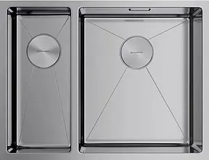Мойка кухонная Omoikiri Taki 58-2-U/IF-IN-R нержавеющая сталь 4993767, 1