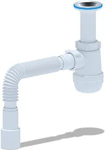 Сифон бутылочный для мойки Ани Пласт Грот A0515, 1