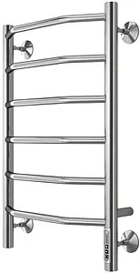 Полотенцесушитель электрический лесенка Terminus Виктория П6 400х650 электро quick touch полированная сталь 4670078531186, 1