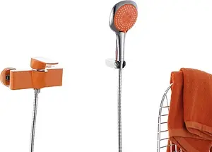 Смеситель для душа D&K Berlin Kunste оранжевый/хром DA1433113 Смеситель для душа D&K Berlin Kunste оранжевый/хром DA1433113, 5