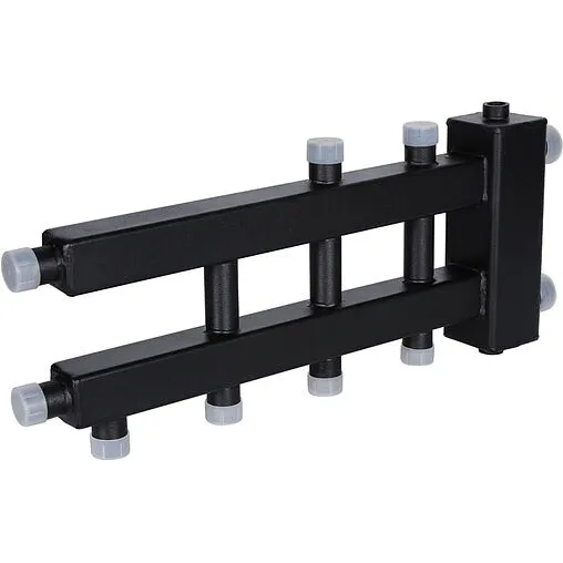 Распределительный коллектор 4 контура с гидрострелкой 1½&quot;н x 1&quot;н Rommer RDG-0060-024024