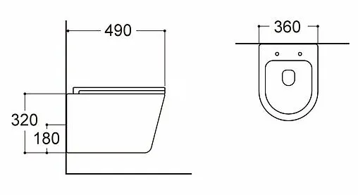 Унитаз подвесной безободковый Aquanet Atago 2.0 Rimless белый Atago W Short T