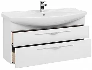 Тумба-умывальник Aquanet Ирвин 120 белый 00203975+00175450 Тумба-умывальник Aquanet Ирвин 120 белый 00203975+00175450, 5