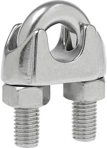 Зажим для троса из нержавеющей стали 5мм Belamos DIN741 DIN5 Зажим для троса из нержавеющей стали 5мм Belamos DIN741 DIN5, 2