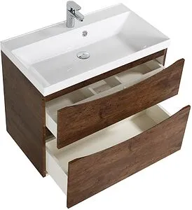 Тумба под умывальник подвесная BelBagno MARINO 65 Rovere Moro MARINO-650-2C-SO-RW-P, 4