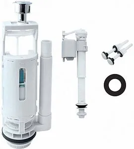 Комплект арматуры для бачка двухрежимный ½&quot; пластик нижний IDDIS Optima Home тип А 2482NARi35, 1