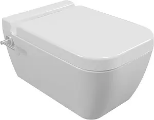 Унитаз подвесной с функцией биде и встроенным смесителем Serel Rita белый RT15, 1