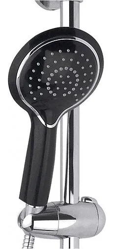 Душевая система со смесителем для ванны Timo Polo хром/чёрный SX-1100 black