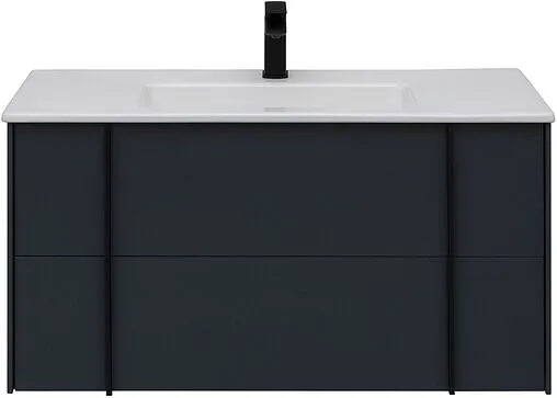 Тумба под умывальник подвесная Allen Brau Reality 100 антрацит 1.32007.AM