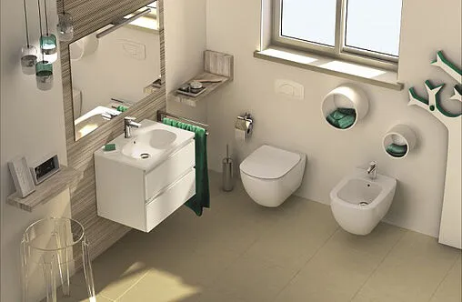 Промо комплект Ideal Standard Tesi AquaBlade белый PT457001 Промо комплект Ideal Standard Tesi AquaBlade белый PT457001