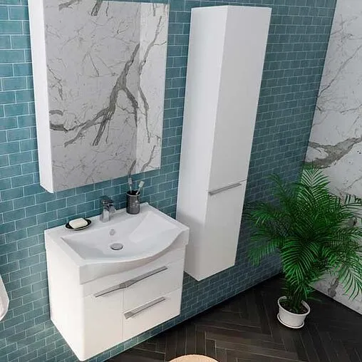 Шкаф-зеркало Aquaton Беверли 65 белый 1A237002BV010