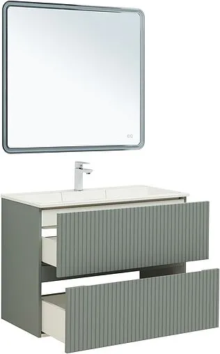 Тумба под умывальник Aquanet Джейн 90 мисти грин 00313319