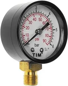 Манометр радиальный TIM 50мм 6 бар ¼&quot; Y-50-6, 2