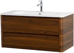 Тумба-умывальник подвесная Cezares Relax 80 дуб карамельный RELAX-800-2C-SO-RC-P+CZR-800/480-LV-MR-NV Тумба-умывальник подвесная Cezares Relax 80 дуб карамельный RELAX-800-2C-SO-RC-P+CZR-800/480-LV-MR-NV, 5