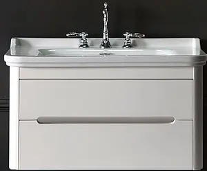 Тумба-умывальник Kerasan Waldorf 95 белый матовый 919230bi mat+, 1