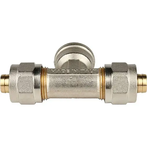 Тройник компрессионный переходной 16мм x ½"в x 16мм APE 732L 12x16