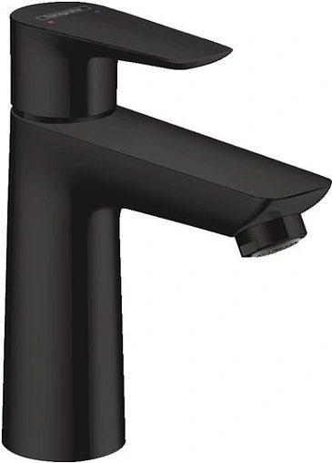 Смеситель для раковины Hansgrohe Talis E 110 чёрный матовый 71710670