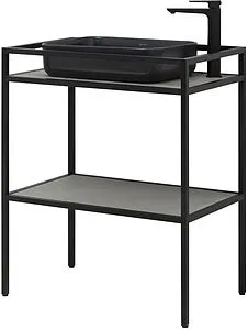 Консоль напольная Allen Brau Liberty 75 чёрный браш 1.33002.BB Консоль напольная Allen Brau Liberty 75 чёрный браш 1.33002.BB, 3