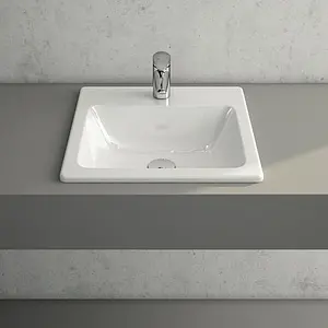 Раковина VitrA S20 45 белый 5463B003-0001 Раковина VitrA S20 45 белый 5463B003-0001, 4