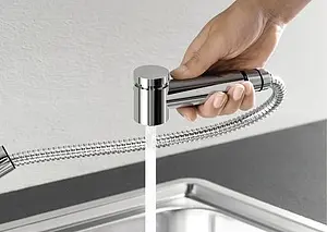 Смеситель для кухни с выдвижным изливом Blanco Tivo-s шампань 517615 Смеситель для кухни с выдвижным изливом Blanco Tivo-s шампань 517615, 5