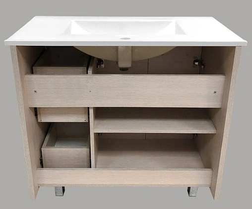 Тумба-умывальник напольная Comforty Марио 90 сосна лоредо 00004152033CF